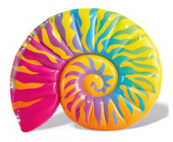 INTEX Materac tęczowa muszla - 1039450 - zdjęcie 1